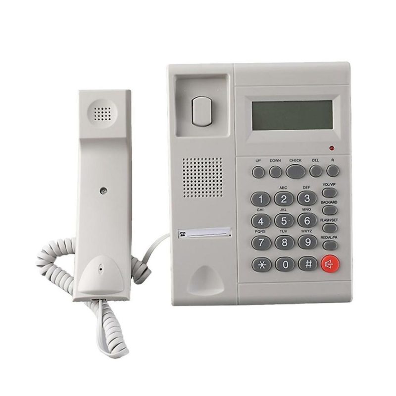 Computer Accessory Sets | Corded Telephone Desktop Landline Telephone With Caller Display Kx-T2015 White# Computer Accessory Sets Computer Accessory Sets