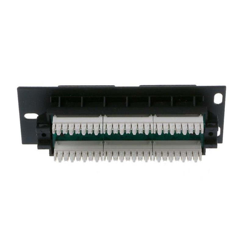 Computer Accessory Sets | Ethernet Patch Panel Cat5E 6 Port Rj45 Wall & Rack Mount Keystone Jack Module Computer Accessory Sets Computer Accessory Sets