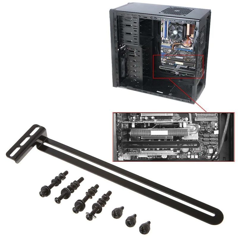 Computer Accessory Sets | For Pci Side-Blown Graphics Card Cooling Fan Mount Bracket Holder Universal Computer Accessory Sets Computer Accessory Sets