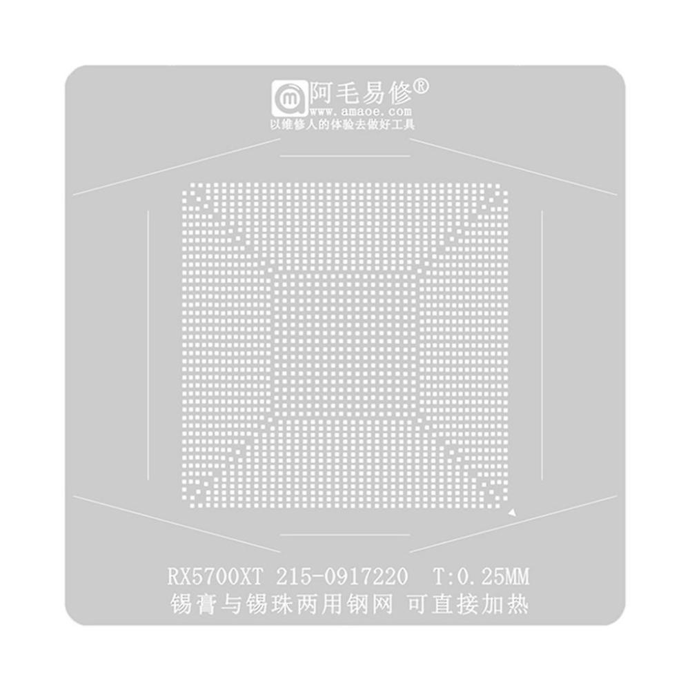 Computer Accessory Sets | Gpu Bga Reballing Stencil Template Station For Rx5700Xt Tin Net Steel Mesh Computer Accessory Sets Computer Accessory Sets