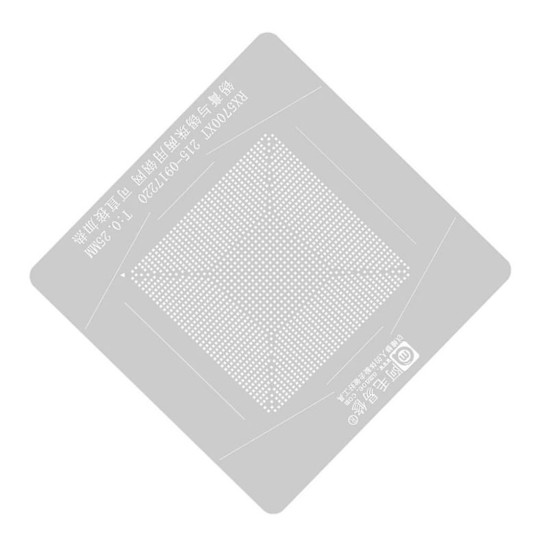 Computer Accessory Sets | Gpu Bga Reballing Stencil Template Station For Rx5700Xt Tin Net Steel Mesh Computer Accessory Sets Computer Accessory Sets