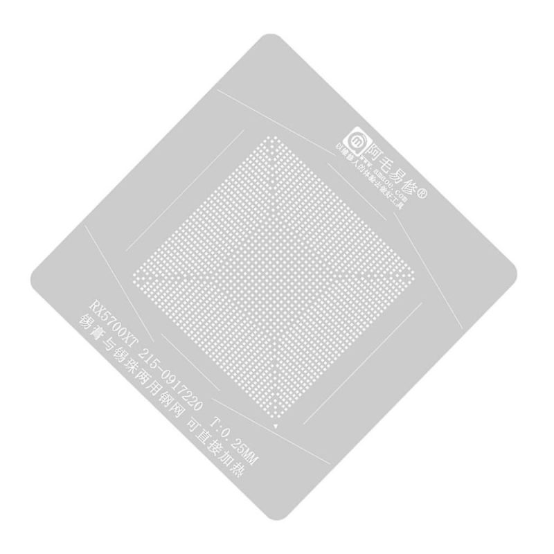 Computer Accessory Sets | Gpu Bga Reballing Stencil Template Station For Rx5700Xt Tin Net Steel Mesh Computer Accessory Sets Computer Accessory Sets