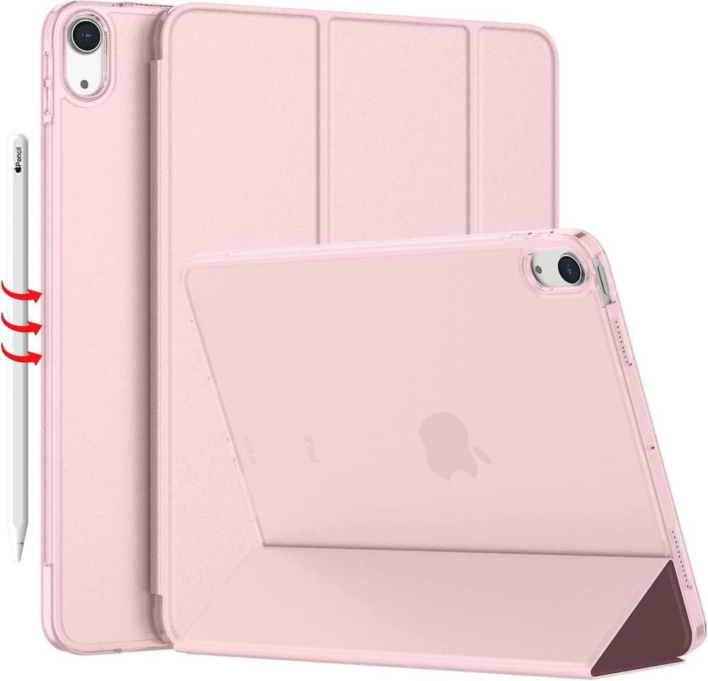 Computer Covers & Skins | Ipad Air 4 Case 2020 – Ipad Air 4Th Generation Case 10.9 Inch Lightweight Slim Cover With Translucent Frosted Hard Back [Support Touch Id](Pink) Computer Covers & Skins Baicccf