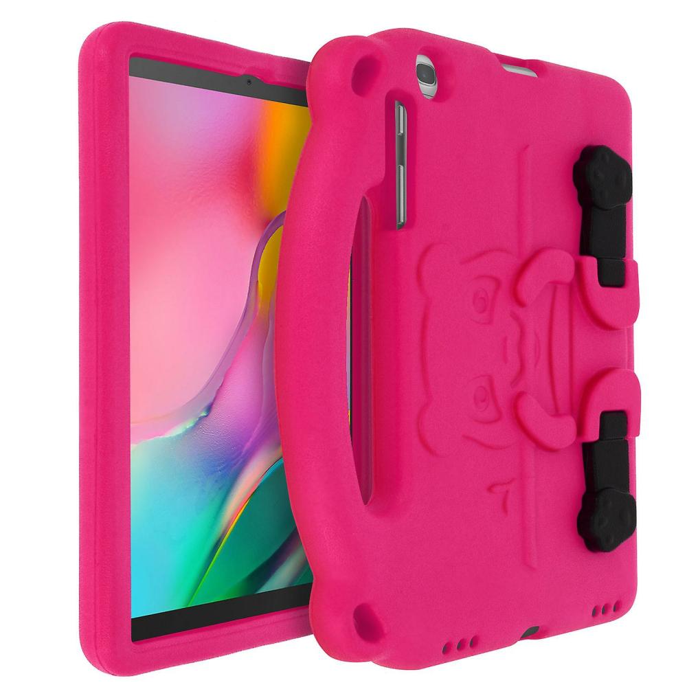 Computer Covers & Skins | Shockproof Panda Bear Case Galaxy Tab A 10.1 2019 Kid Eva Foam Kickstand -Pink Computer Covers & Skins Avizar