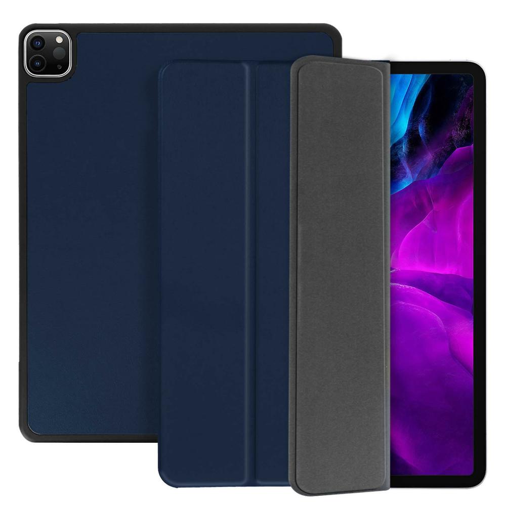 Computer Covers & Skins | Trifold Flip Stand Case For Apple Ipad Pro 12.9 2020, Slim Cover – Dark Blue Bleu Nuit# Computer Covers & Skins Avizar