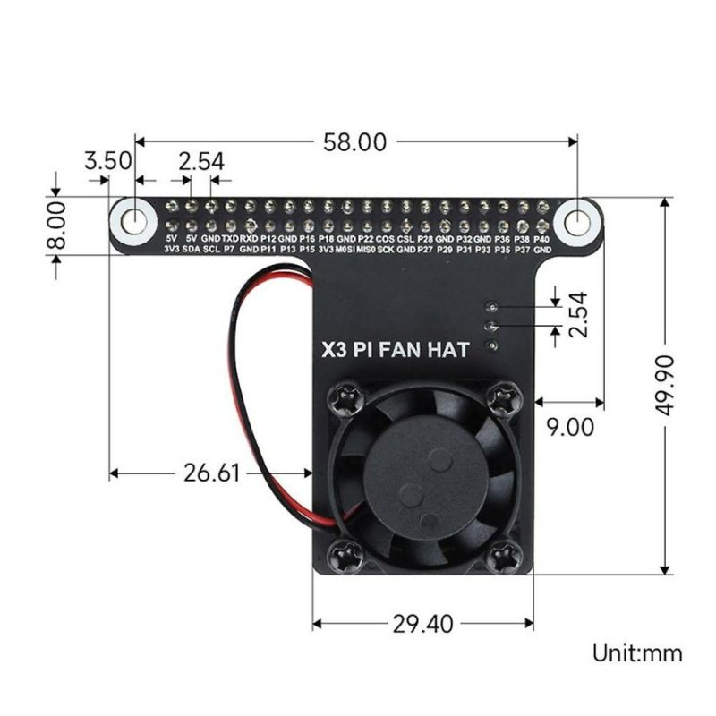 Computer System Cooling Parts | Cooling Fan For X3 Pi Fan Suitable For Desktop Placement Pc Accessories Computer System Cooling Parts Computer System Cooling Parts