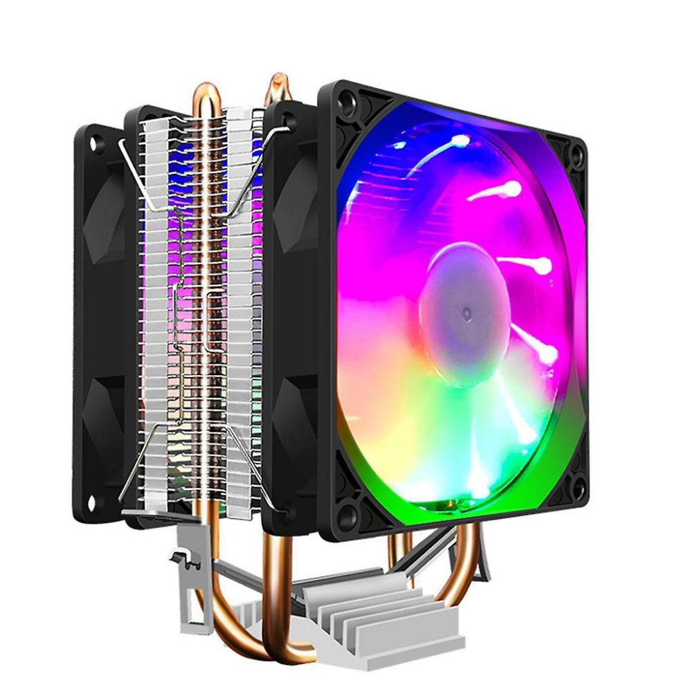 Computer System Cooling Parts | Rgb Lighting Fan Color Big Air Pressure Silent Operation For Computer Cpu Cooler Computer System Cooling Parts Computer System Cooling Parts