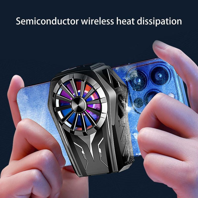 Computer System Cooling Parts | Universal Mobile Phone Heat Sink Phone Rechargeable Radiator Cooling Fan White# Computer System Cooling Parts Computer System Cooling Parts