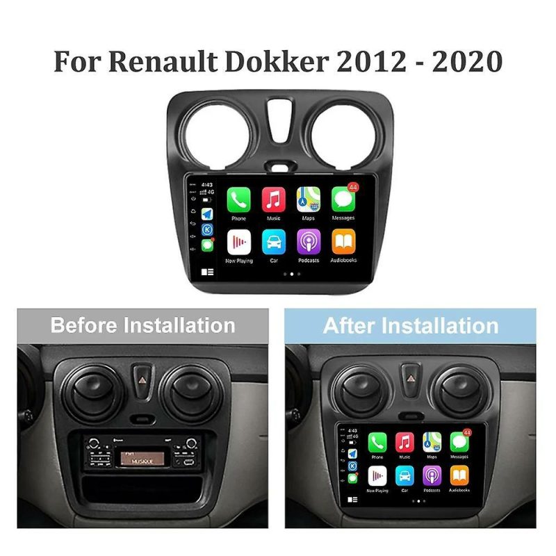 GPS Navigation Systems | Autoradio Multimedia Car Radio Video Player For Renault Lodgy 2021 Dokker 2012-2020 Navigation Electronics & Electrical GPS Navigation Systems