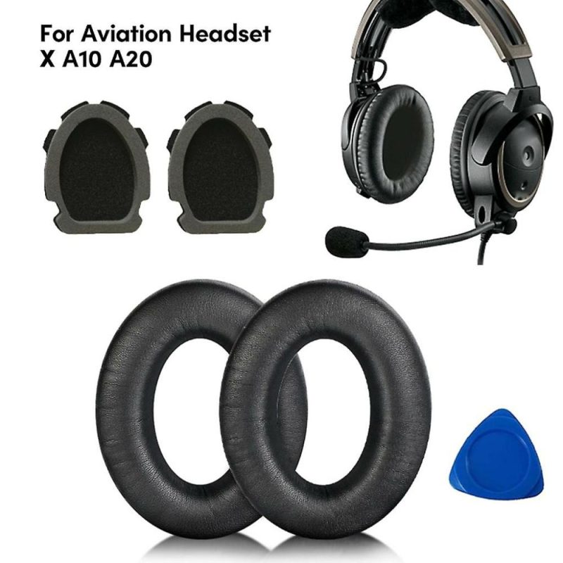 Headphone Cushions & Tips | Replacement Ear Pads Ear Cushions For Aviation Headset Xa10A20 Headphones Electronics & Electrical Headphone Cushions & Tips