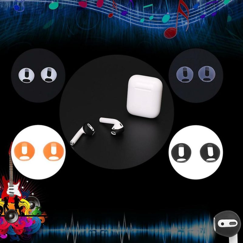 Headphone Cushions & Tips | Silicone Replacement Earphone Sleeve Ear Tips Forheadsets Props White# Electronics & Electrical Headphone Cushions & Tips