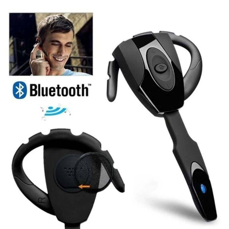 Headphones & Headsets | Business Bluetooth Headset With Mic Rechargeable Long Standby Driving Wireless Headphones Black Electronics & Electrical Headphones & Headsets