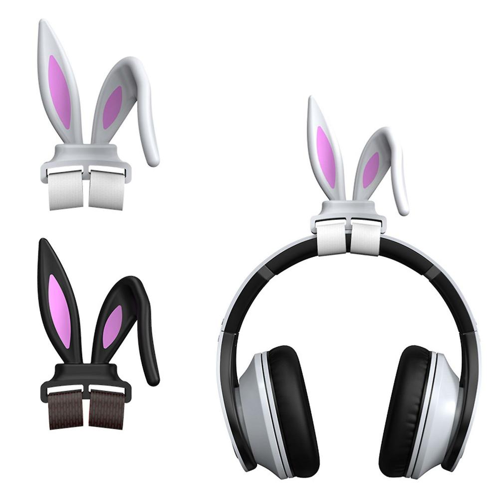 Headphones & Headsets | Detachable 3D Bunny Ears For Vedio Live Gaming Headset Simulation Rabbit Ear White# Electronics & Electrical Headphones & Headsets