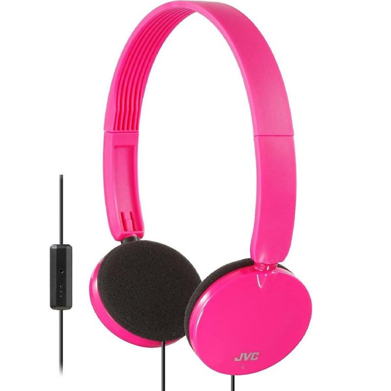 Headphones & Headsets | Jvc Ha-Sr170-P-E Pink Over-Ear Headphones With Microphone Electronics & Electrical Headphones & Headsets