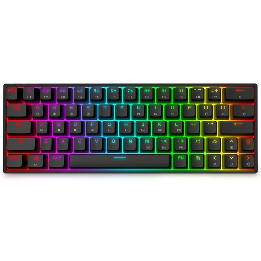 Keyboards | Gk64 Mechanical Keyboard Optical Hot Swappable Programmable Rgb Abs Keycaps Electronics & Electrical Keyboards