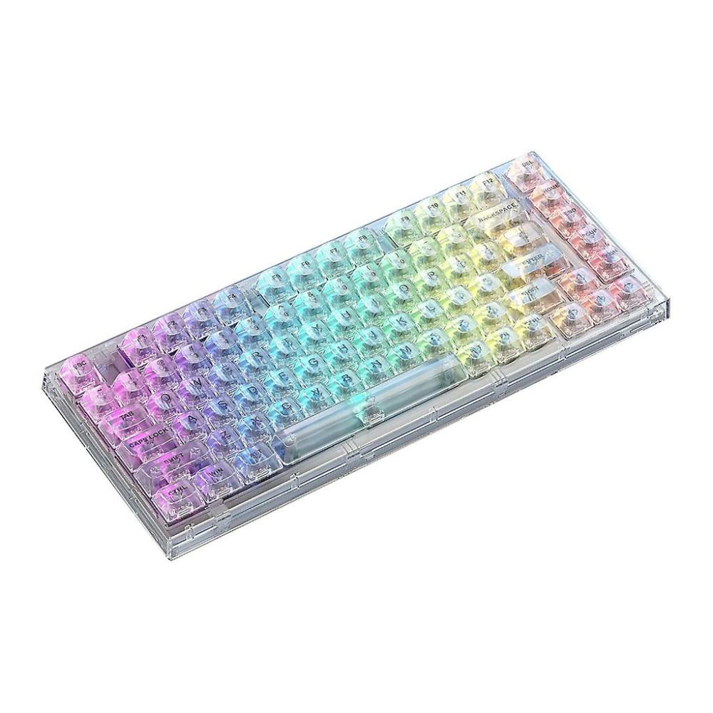 Keyboards | X75 82-Key Rgb-Keyboard Game Mechanical Keyboards 2.4G Bt5.0 Transparent Keypad Electronics & Electrical Keyboards