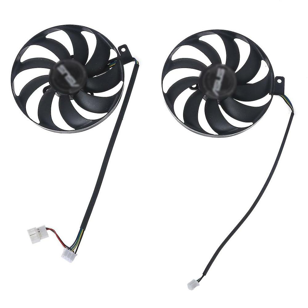 Computer Accessory Sets | 2Pcs 88Mm Graphics Card Cooling Vga Fan T129215Su 4Pin 12V 0.5A Cooler Fan Computer Accessory Sets Computer Accessory Sets